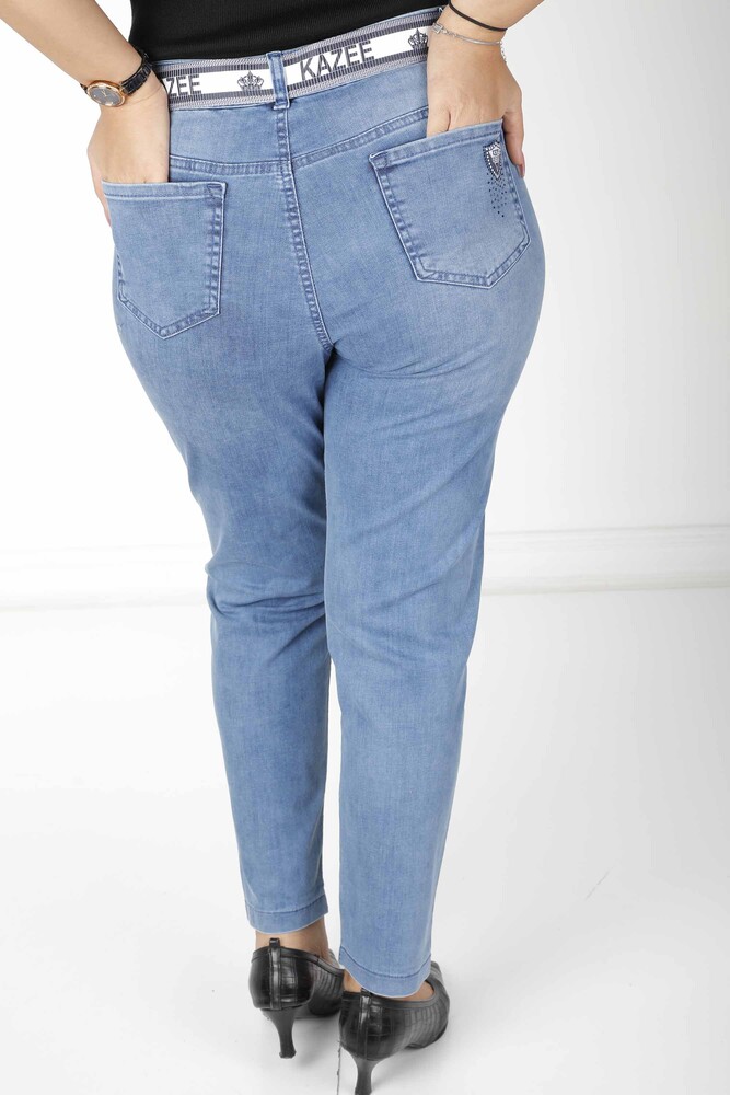 Pantalon Brodé Pierre Bleu - 3690 | KAZEE (Lot de 4 42-44-46-48) - 8