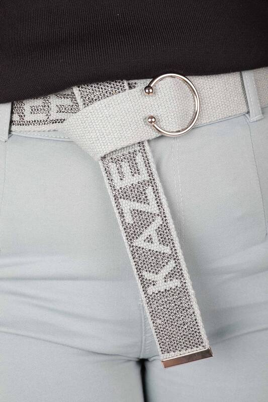 Pantalon Ceinture Détail Menthe - 3684 | KAZEE (Lot de 4 42-44-46-48)