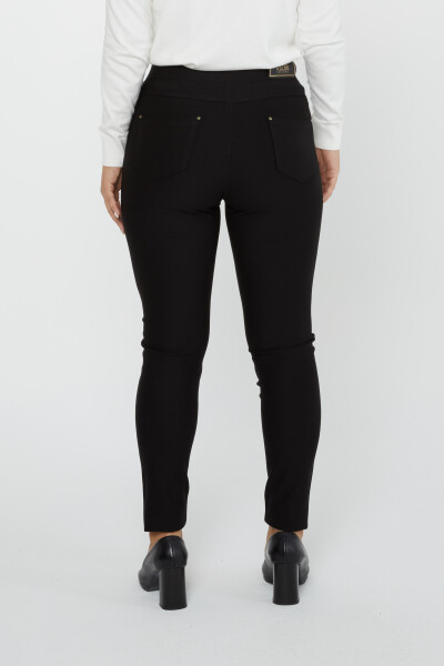 Pantalón Cintura Elástica Negro - 3730 | KAZEE (Juego de 4 42-44-46-48) - 5