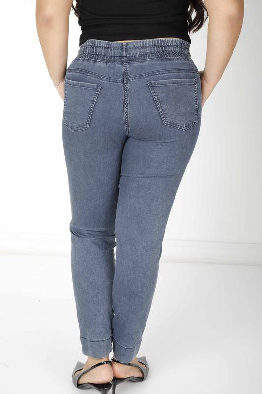 Pantalon Détail Noué Bleu Marine - 3500 | KAZEE (Lot de 4 36-38-40-42)