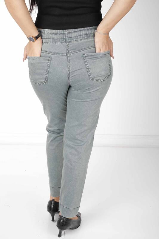 Pantalon Fermeture Détaillée Kaki - 3500 | KAZEE (Lot de 4 36-38-40-42)