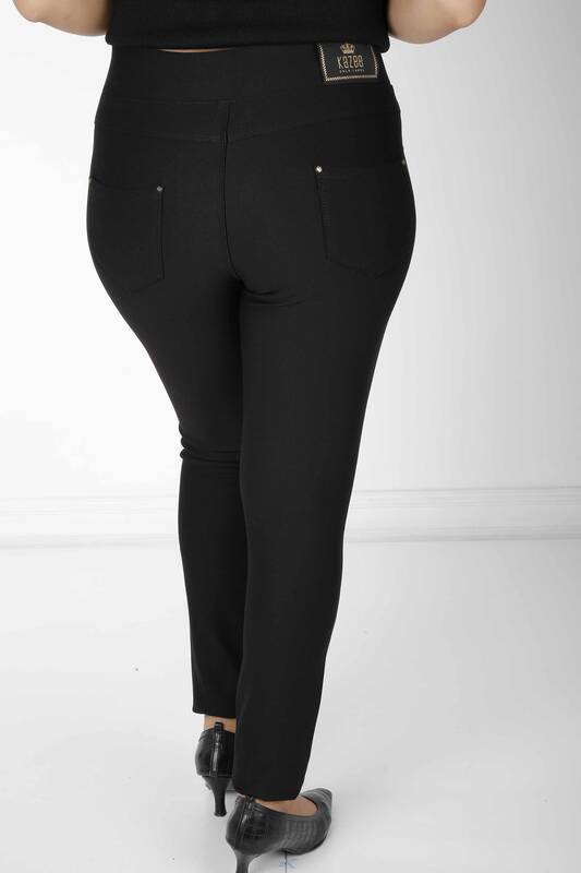 Pantalón Negro con Piedras - 3736 | KAZEE (Juego de 4 36-38-40-42)