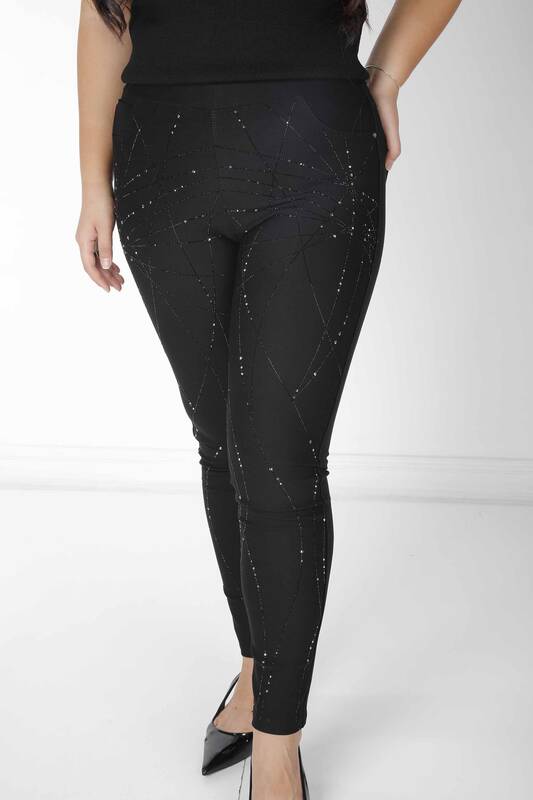 Pantalon Poche Détaillée Noir - 3766 | KAZEE (Lot de 4 36-38-40-42)