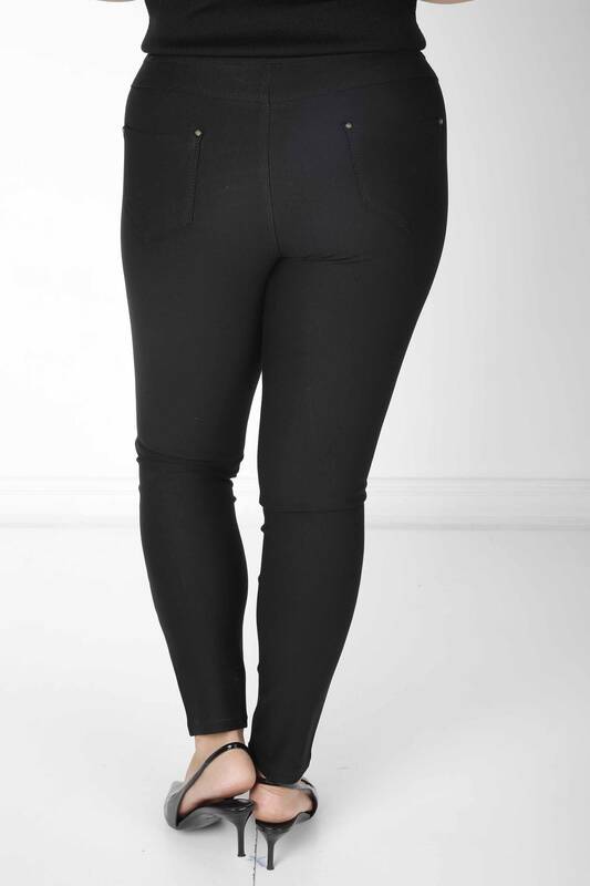 Pantalon Poche Détaillée Noir - 3766 | KAZEE (Lot de 4 36-38-40-42)