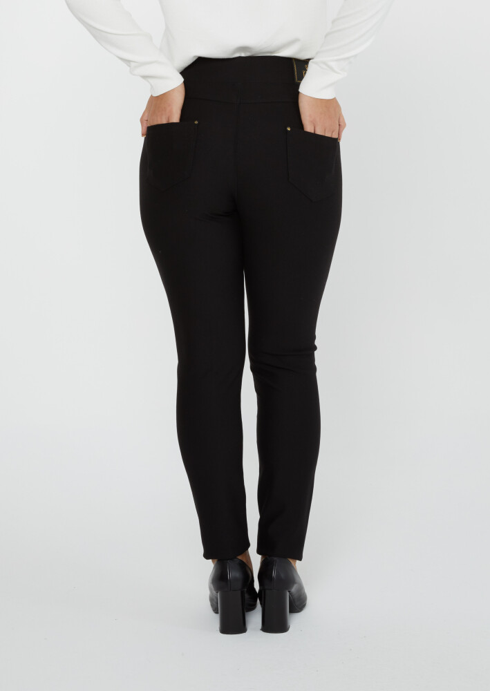 Pantalón Raya Piedra Bordada Negro - 3723 | KAZEE (Juego de 4 40-42-44-46) - 6