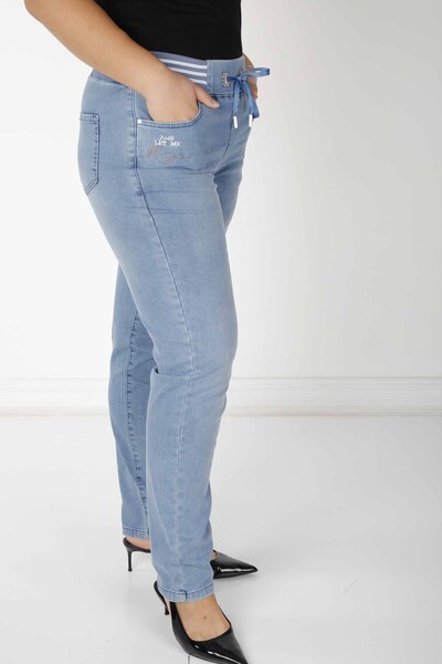 Pantalon Taille Élastique Bleu - 4260 | KAZEE (Lot de 4 42-44-46-48) - 3