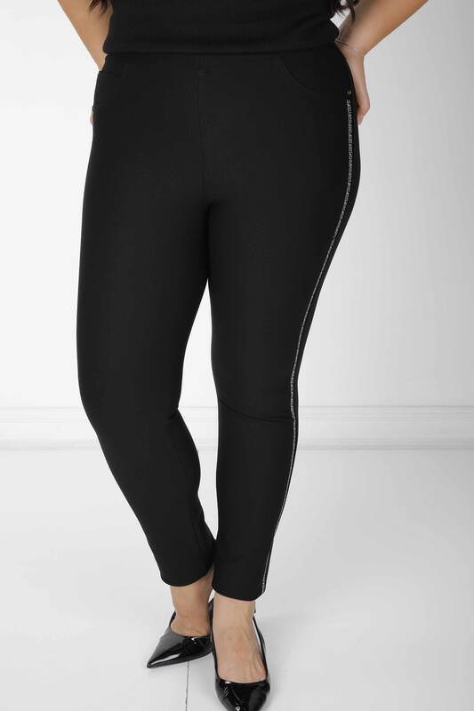 Pantaloni Buzunar Detaliat Negru - 3724 | KAZEE (Set de 4 36-38-40-42)