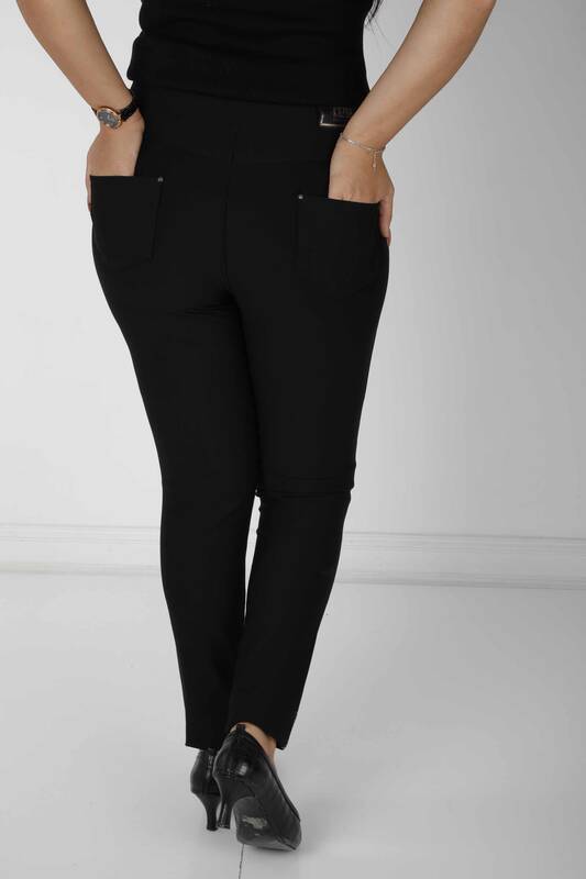 Pantaloni Buzunar Detaliat Negru - 3737 | KAZEE (Set de 4 36-38-40-42)