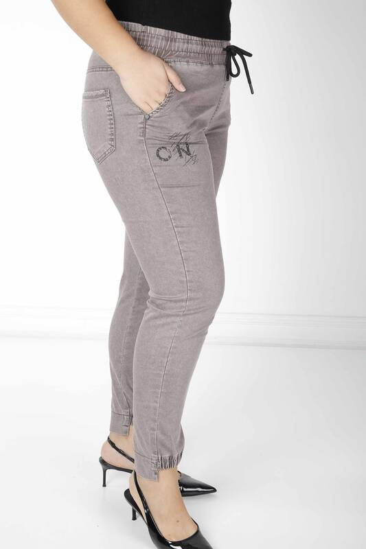 Pantaloni de nurcă cu detaliu cravată - 3500 | KAZEE (Set de 4 36-38-40-42)