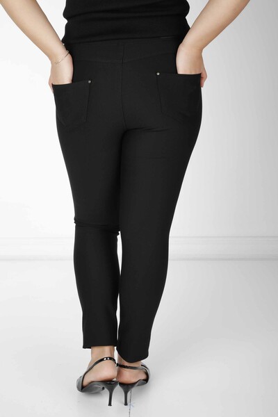 Pantaloni Modellato Nero - 3742 | KAZEE (Set da 4 42-44-46-48) - 8