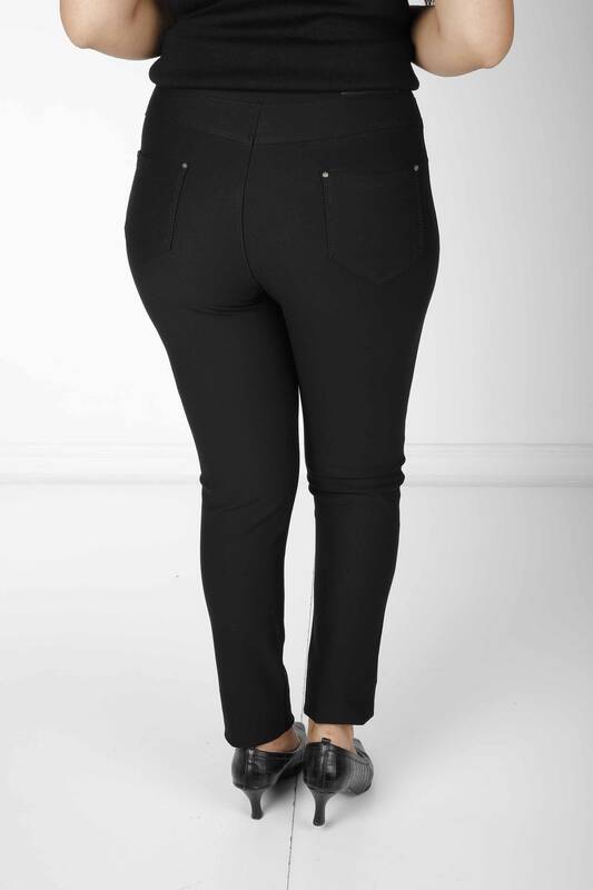 Pantaloni cu model stea Negru - 3745 | KAZEE (Set de 4 36-38-40-42)