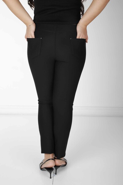 Trousers Patterned Black - 3772 | KAZEE (Set of 4 42-44-46-48) - Thumbnail