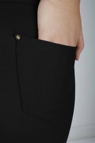 Trousers Pocket Detail Black - 3741 | KAZEE (Set of 4 36-38-40-42) - Thumbnail