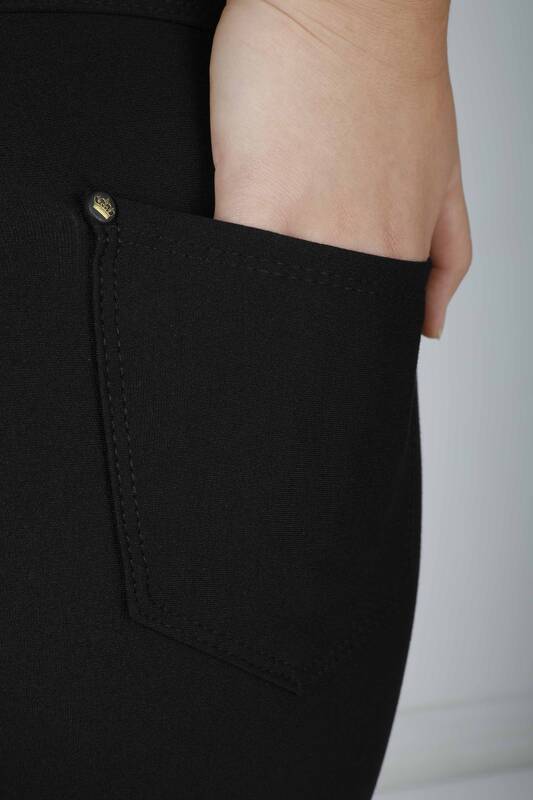 Trousers Pocket Detail Black - 3741 | KAZEE (Set of 4 36-38-40-42)