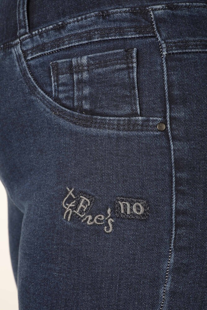 Pants Text Detailed Navy Blue - 3782 | KAZEE (Set of 5 42-44-46-48-50) - 7