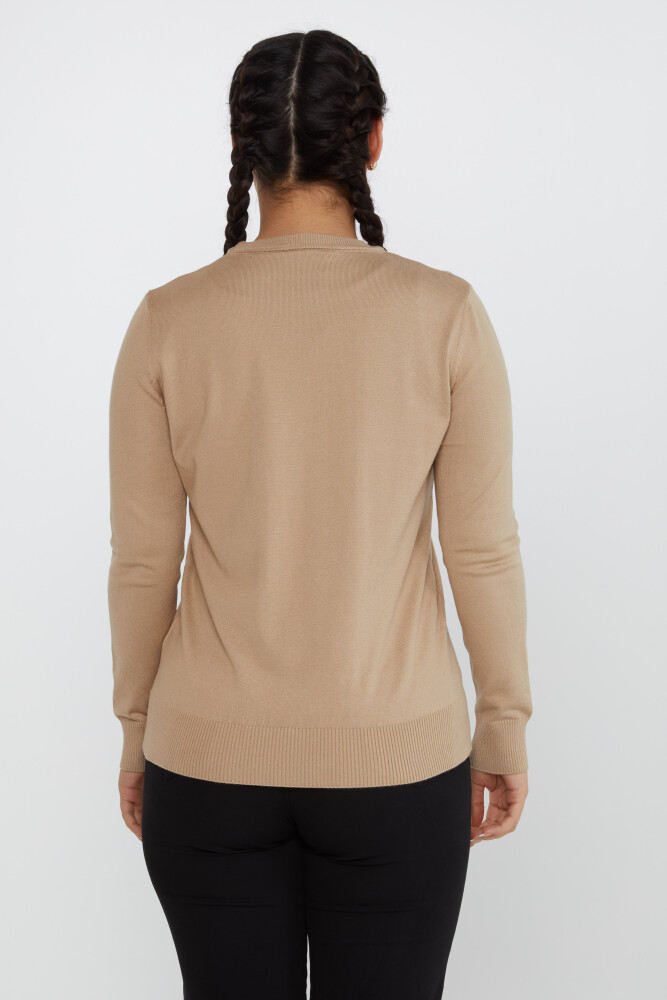 Tricots Pull Manches Longues Basic Beige - 31574 | KAZEE (Lot de 4 M-L-XL-2XL) - 5