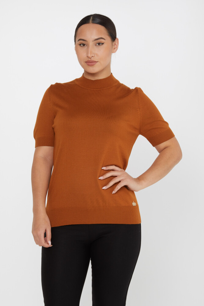 Pull en Maille Modèle Américain Logo Tan - 16168 | KAZEE (Lot de 4 L-XL-2XL-3XL) - 1