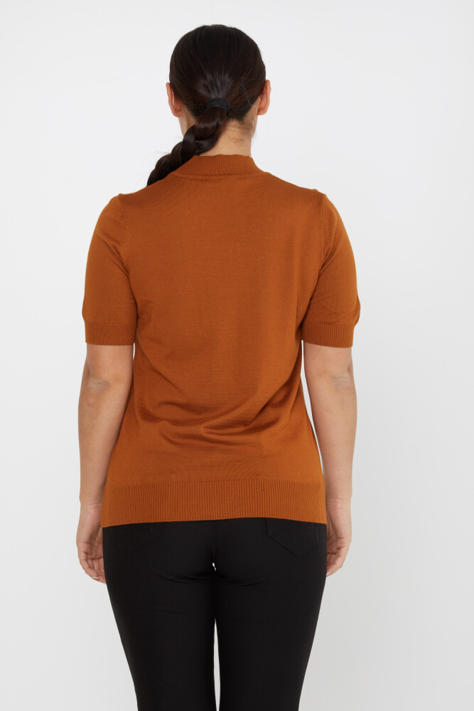 Pull en Maille Modèle Américain Logo Tan - 16168 | KAZEE (Lot de 4 L-XL-2XL-3XL) - 6