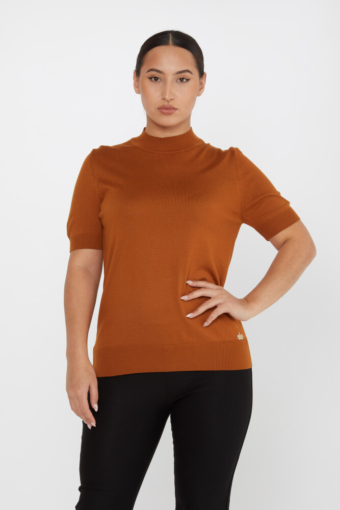 Pull en Maille Modèle Américain Logo Tan - 16168 | KAZEE (Lot de 4 L-XL-2XL-3XL) - 2