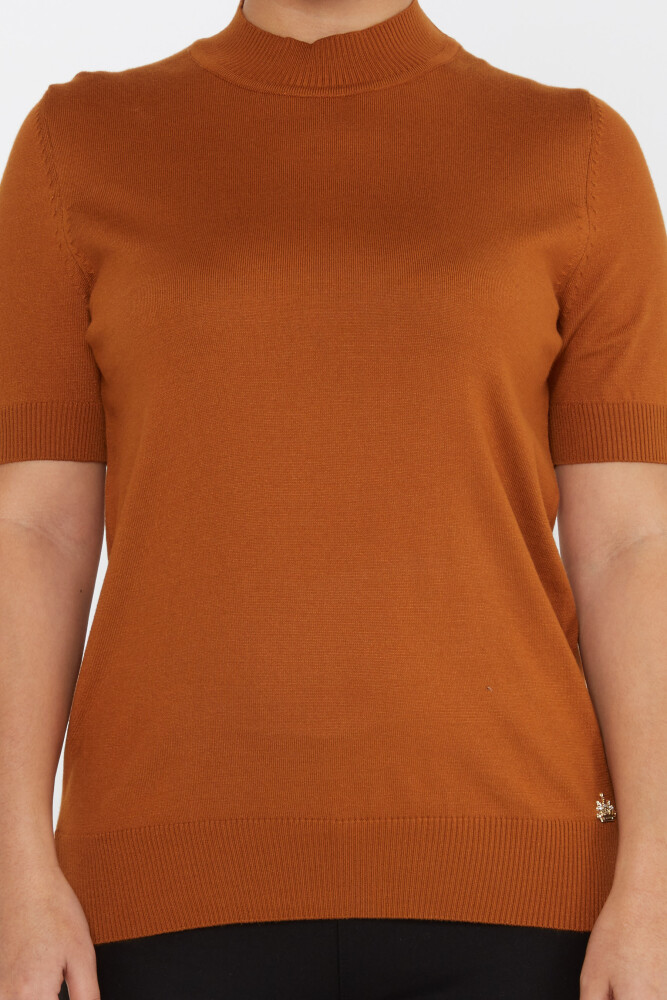 Pull en Maille Modèle Américain Logo Tan - 16168 | KAZEE (Lot de 4 L-XL-2XL-3XL) - 3