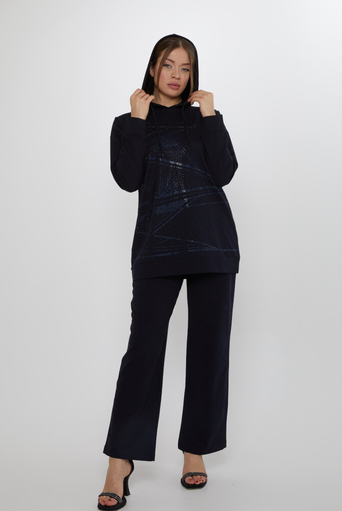 Set trening cu buzunare Bleumarin - 17900 | KAZEE (Set de 3 M-L-XL) - 2