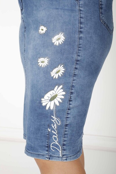 Skirt Daisy Pattern Blue - 4177 | KAZEE (Set of 4 42-44-46-48) - 4