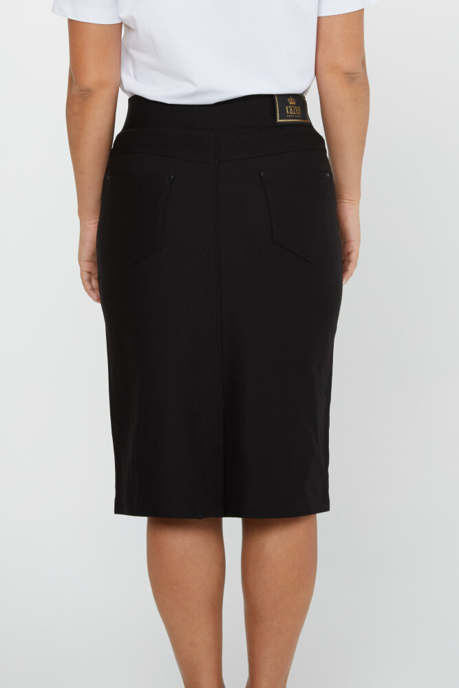 Skirt Pocket Detail Black - 4268 | KAZEE (Set of 4 36-38-40-42) - 5