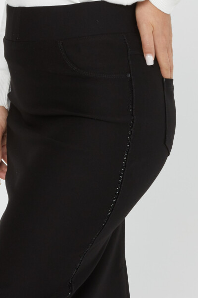 Skirt Pocket Detail Black - 4273 | KAZEE (Set of 4 42-44-46-48) - 3