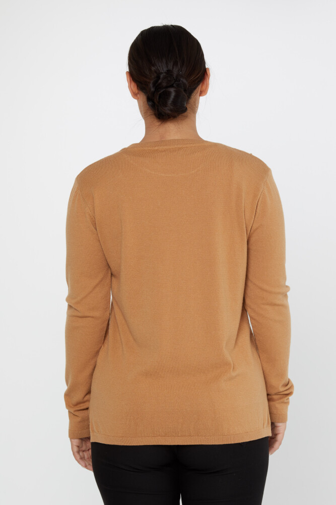 Strickpullover Basic Langarm Camel - 2425-31103 | KAZEE (2er-Set M-2) - 5