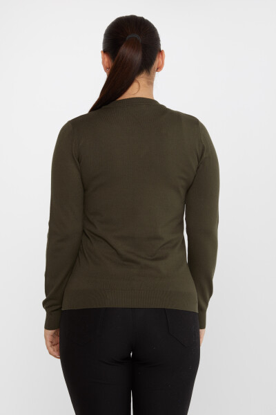 Strickpullover Basic Langarm Vert - 30256 | KAZEE (4er-Set M-L-XL-2XL) - 5