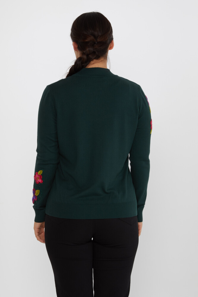 Strickpullover Blumenstickerei Stein Nephti - 31684 | KAZEE (3er-Set XL-2XL-3XL) - 5