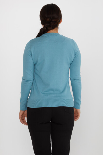 Strickpullover Langarm Basic Dunkelblau - 31574 | KAZEE (4er-Set M-L-XL-2XL) - 5