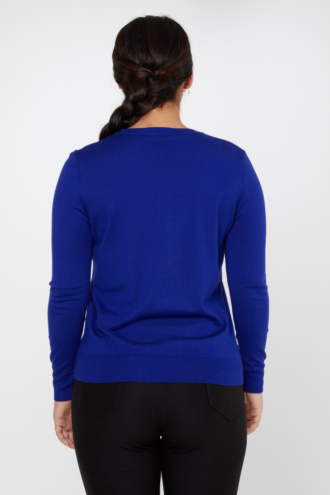 Strickpullover Langarm Basic Saks - 11052 | KAZEE (3er-Set S-M-L) - 6