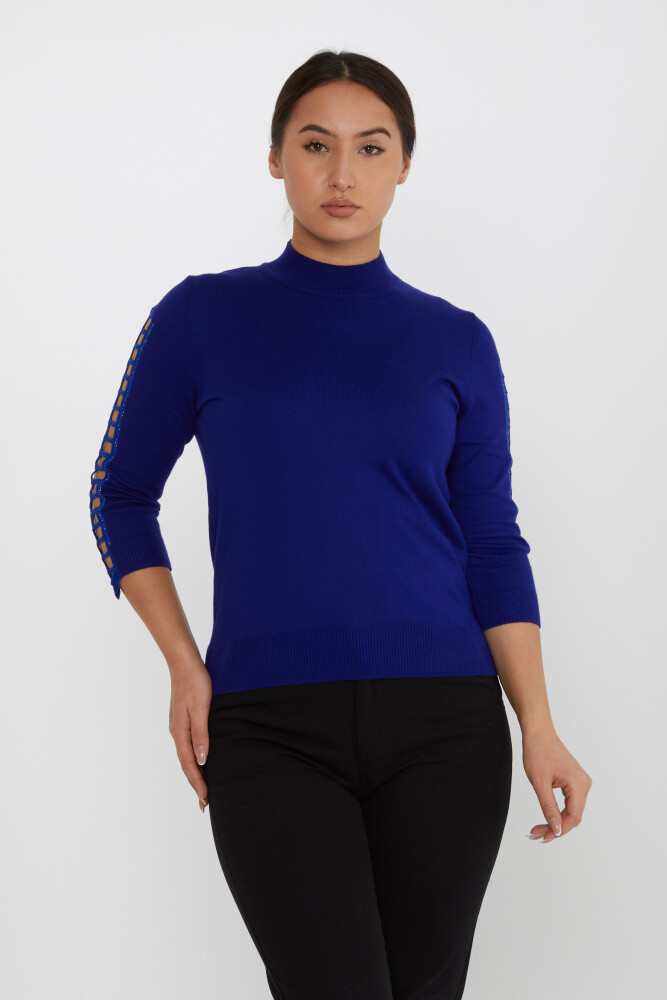 Strickpullover, Fensterärmel, Sakkos mit Steinstickerei – 31245 | KAZEE (3er-Set M-L-XL) - 1