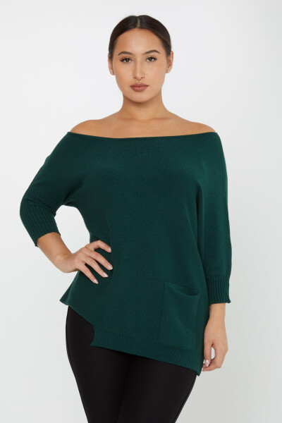 Strickpullover, schulterfrei, Tasche Nefti - 30237 | KAZEE (3er-Set M-L-XL) 