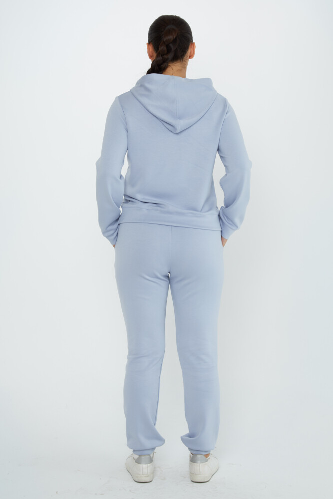 Ensemble Survêtement À Capuche Pierre Brodée Bleu - 17593 | KAZEE (Lot de 4 M-L-XL-2XL) - 6