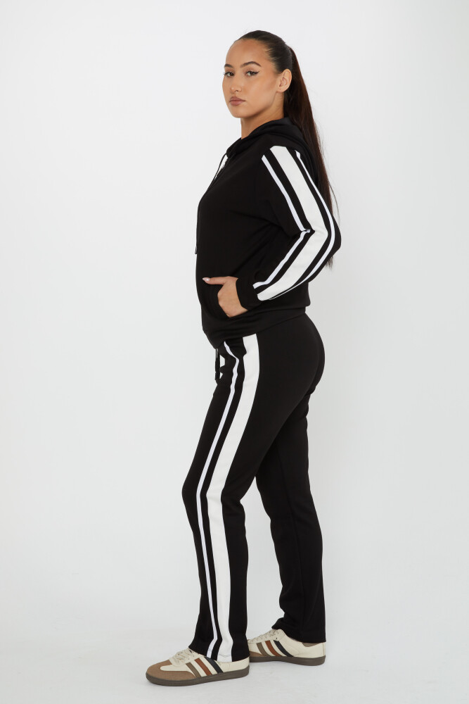 Tracksuit Set Zippered Black - 17561 | KAZEE (Set of 4 M-L-XL-2XL) - 2