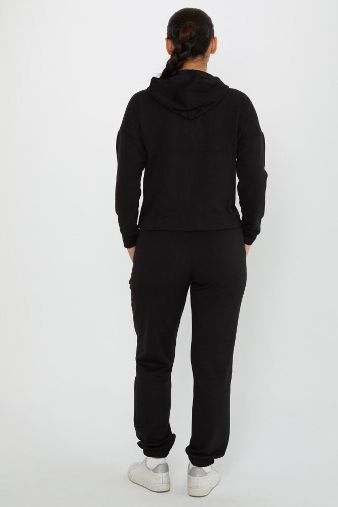 Tracksuit Set Hooded Black - 17426 | KAZEE (Set of 4 S-M-L-XL) - 6