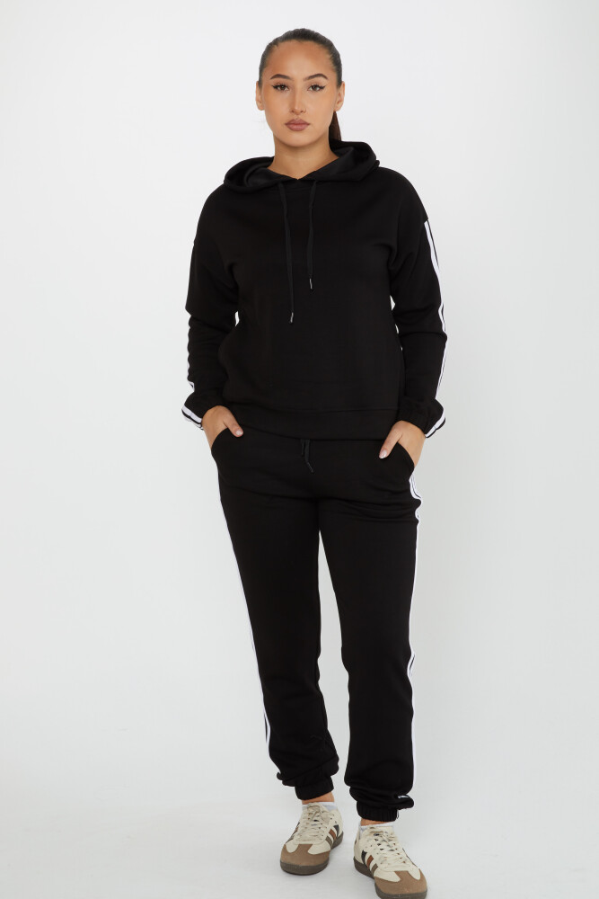 Tracksuit Set Hooded Black - 17567 | KAZEE (Set of 4 M-L-XL-2XL) - 1