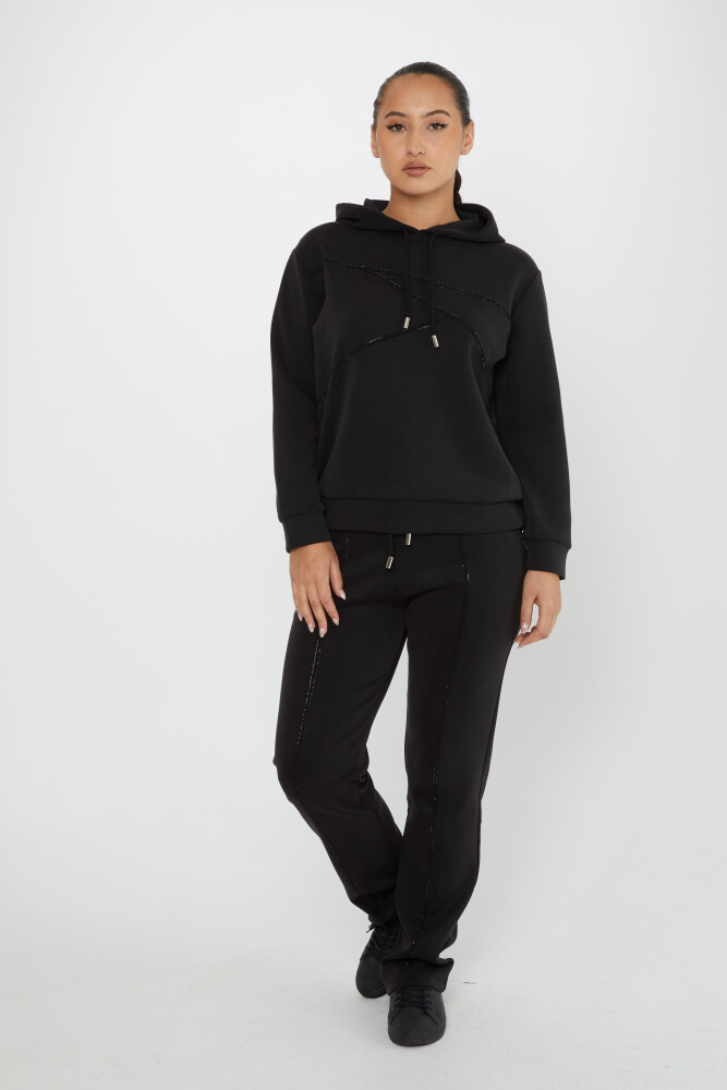 Tracksuit Set Hooded Black - 17628 | KAZEE (Set of 4 S-M-L-XL) - 1