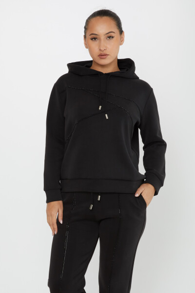 Tracksuit Set Hooded Black - 17628 | KAZEE (Set of 4 S-M-L-XL) - 3