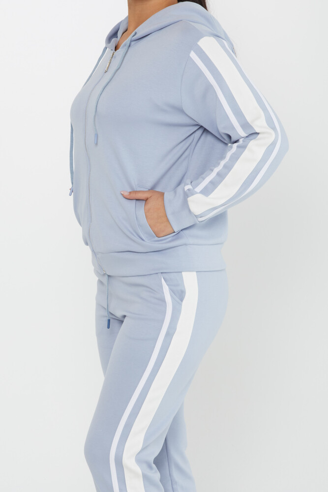 Tracksuit Set Zippered Blue - 17561 | KAZEE (Set of 4 M-L-XL-2XL) - 4