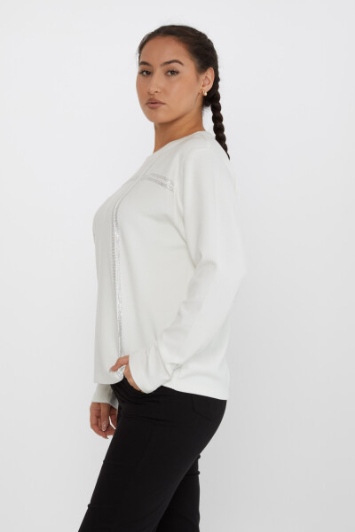 Sweatshirt Crew Neck Ecru - 2241 | KAZEE (Set of 3 L-XL-2XL) - 2