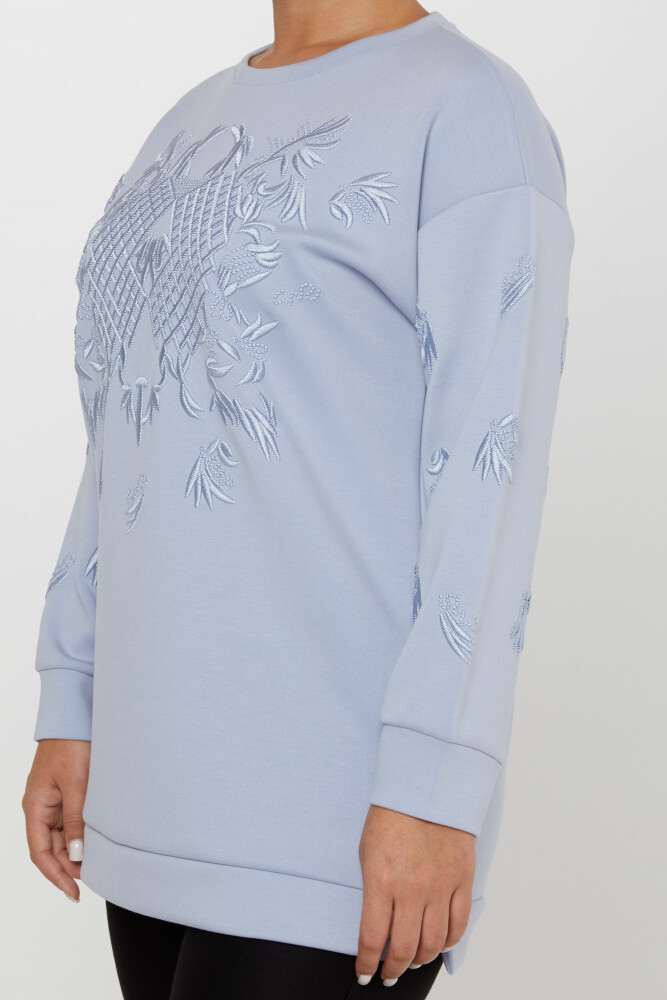 Sweatshirt Embroidered Pattern Mint - 17849 | KAZEE (Set of 3 L-XL-2XL) - 4