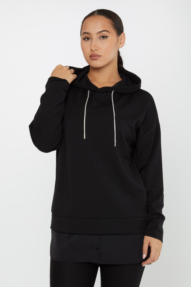 Sweatshirt Hooded Black - 17750 | KAZEE (Set of 3 M-L-XL) - 1