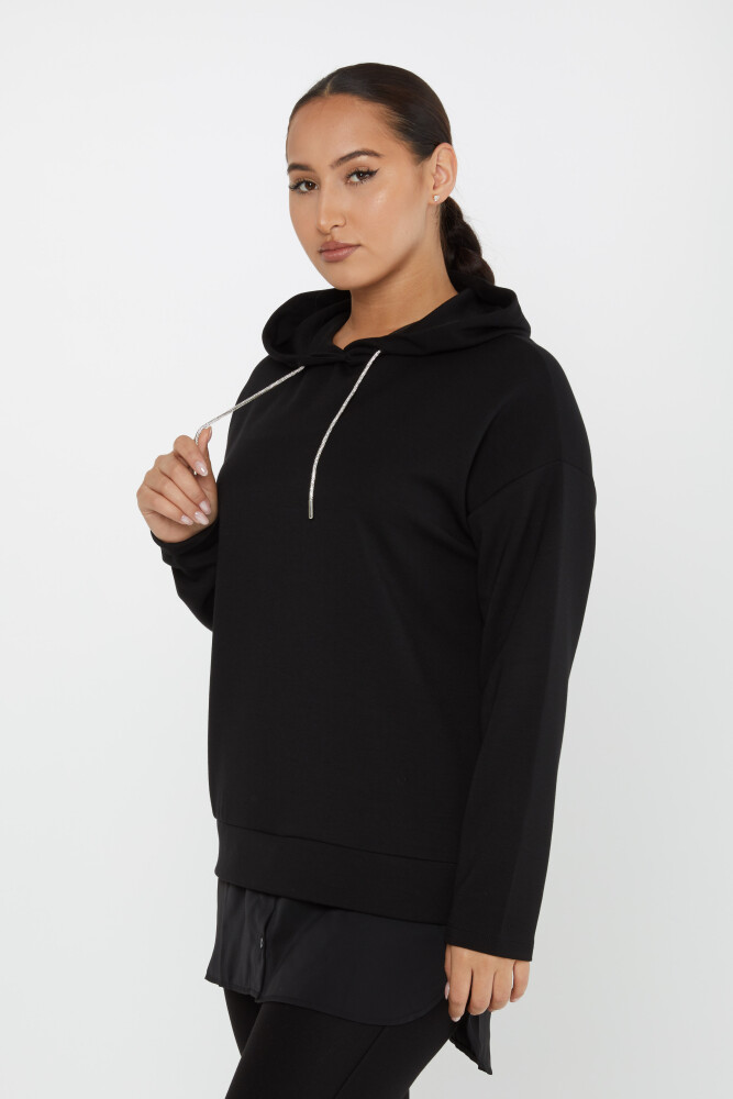 Sweatshirt Hooded Black - 17750 | KAZEE (Set of 3 M-L-XL) - 2