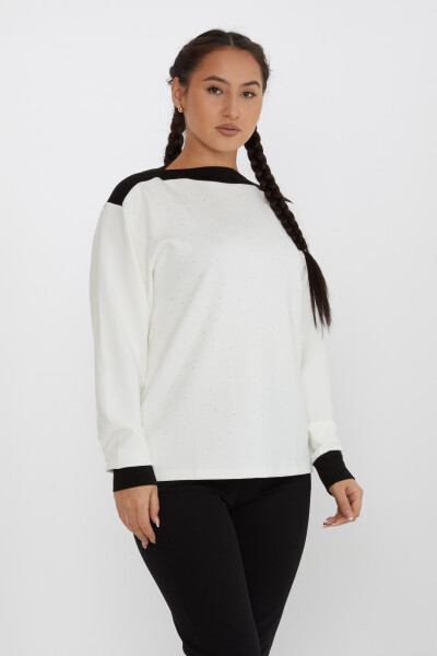 Sweatshirt Langarm Stone Ecru - 2246 | KAZEE (3er-Set L-XL-2XL) - 2