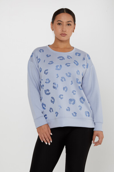 Sweatshirt Spot Stone Embroidered Mint - 17846 | KAZEE (Set of 3 L-XL-2XL) 