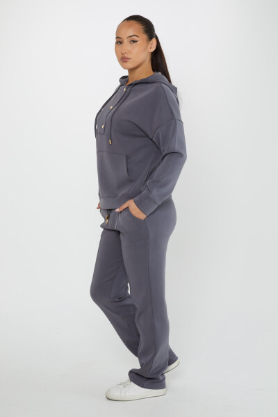 Tracksuit Set Hooded Anthracite - 17627 | KAZEE (Set of 4 S-M-L-XL) 