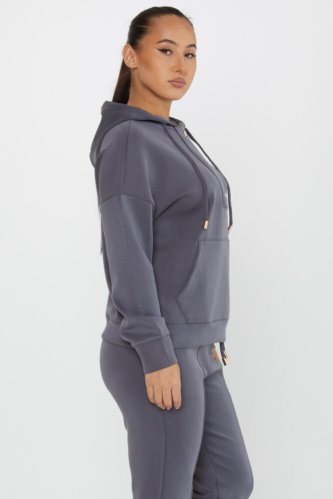 Tracksuit Set Hooded Anthracite - 17627 | KAZEE (Set of 4 S-M-L-XL) - 3